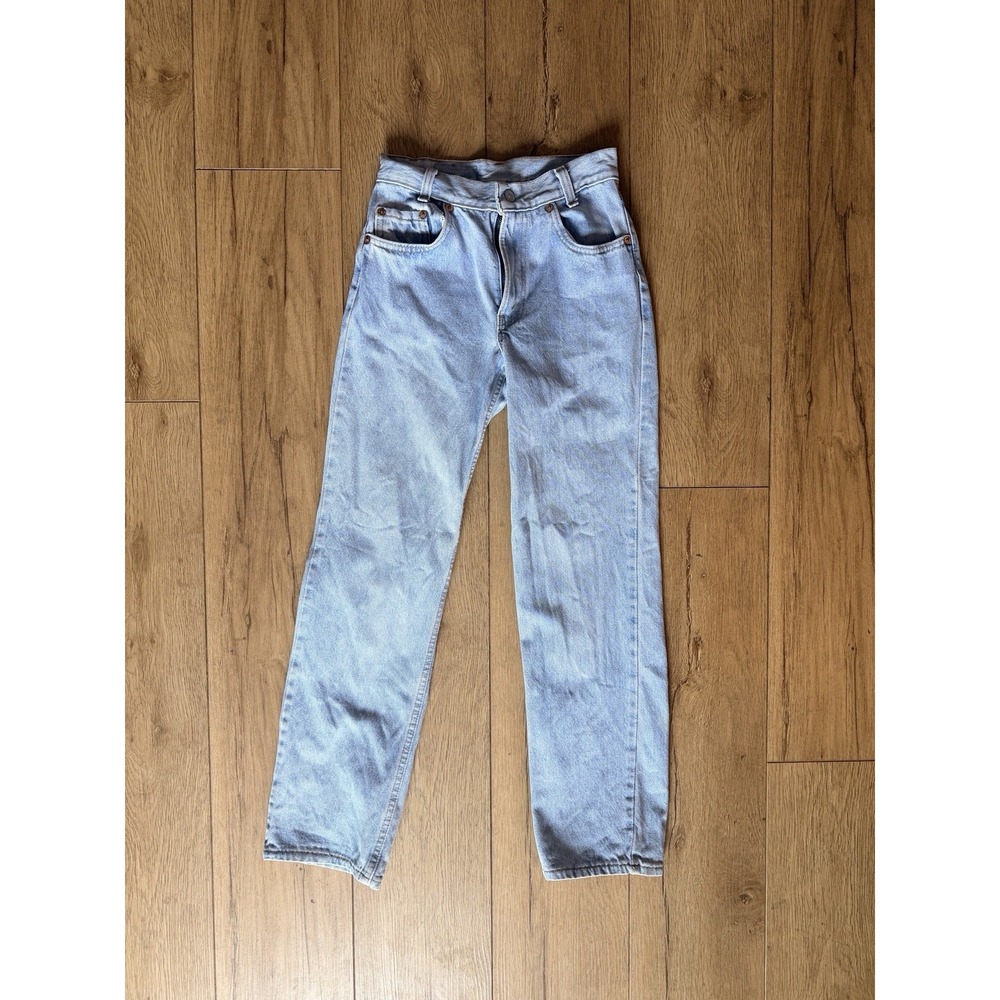 Vintage Levi's 501 Slim Women's High Rise Jeans Light Wash 25x27